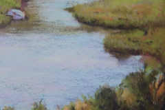 New Zealand Stream 19cm x 13cm Pastel